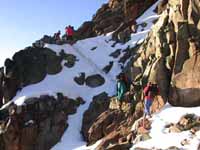 Mt Kenia Besteigung; Ende 2002